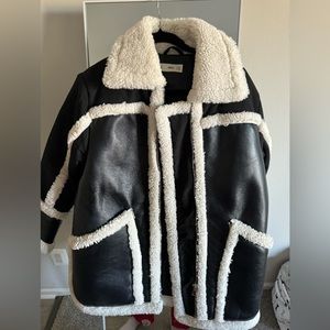 Mango shearling jacket